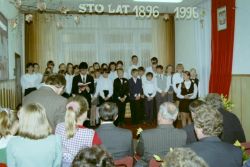 1996r. - 100 - lecie szkoły, nadanie imienia I. J. Paderewskiego